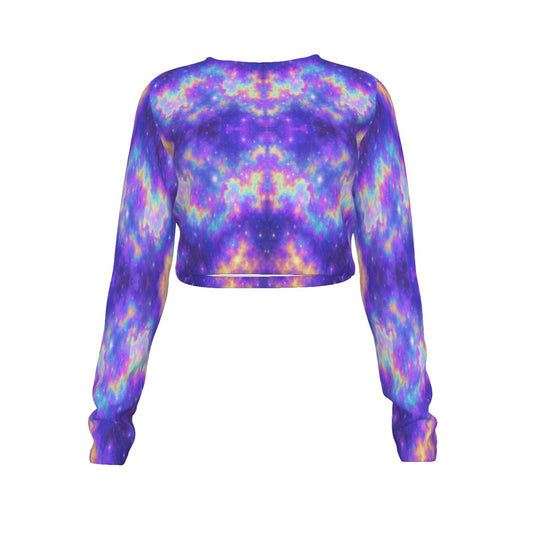 Women's Round Neck Crop Top T-Shirt