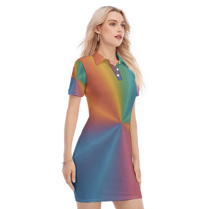 Women's Polo Collar Dress