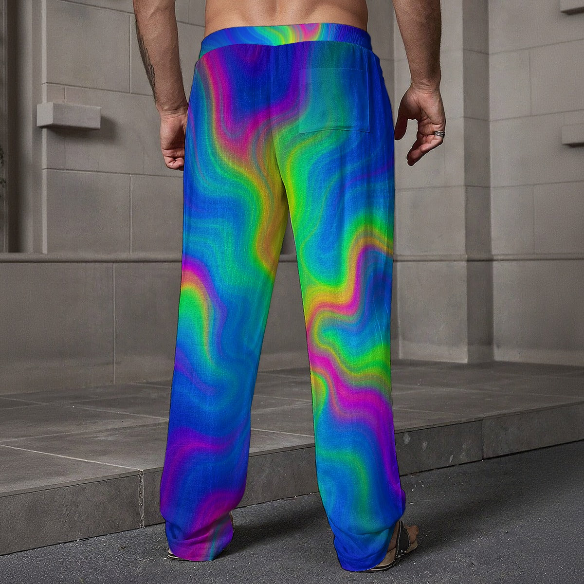 Men's Loose Casual Pants With Pocket