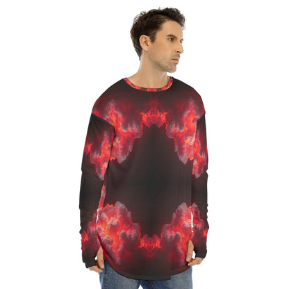 Men's Fingerless Long Sleeve T-shirt