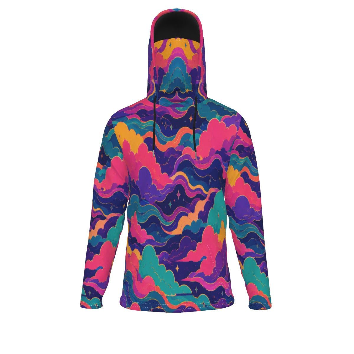 Men's Pullover Hoodie With Mask - view 1