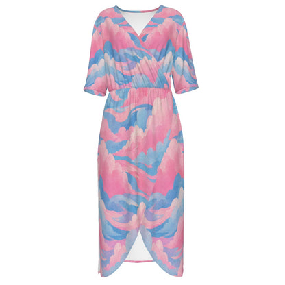 Women's Short Sleeve V-neck Dress by O’Nimbus
