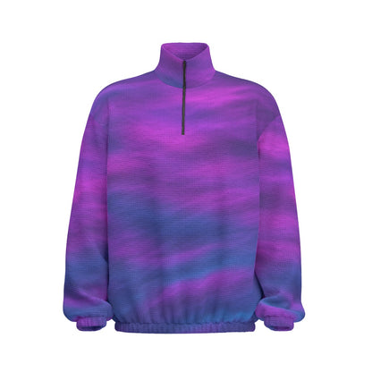 Unisex Turtleneck Zippered Sweatshirt