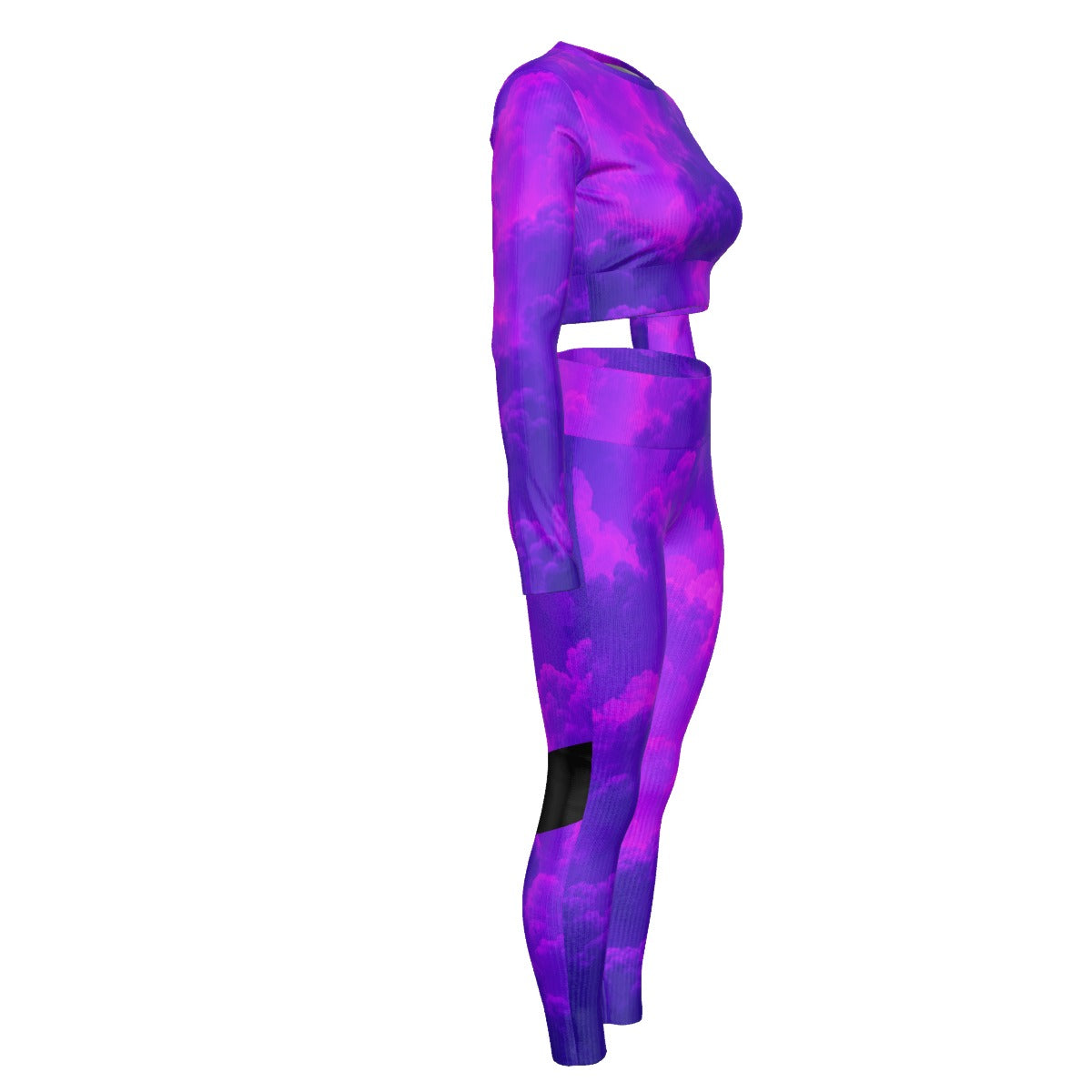 Women's Sport Set With Backless Top And Leggings