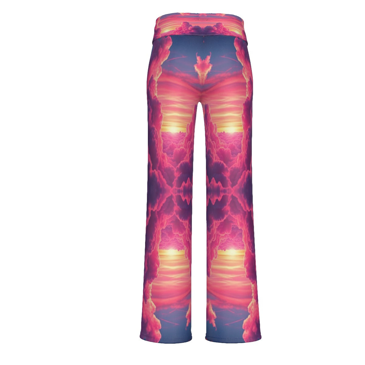 Women's High-waisted Straight-leg Trousers