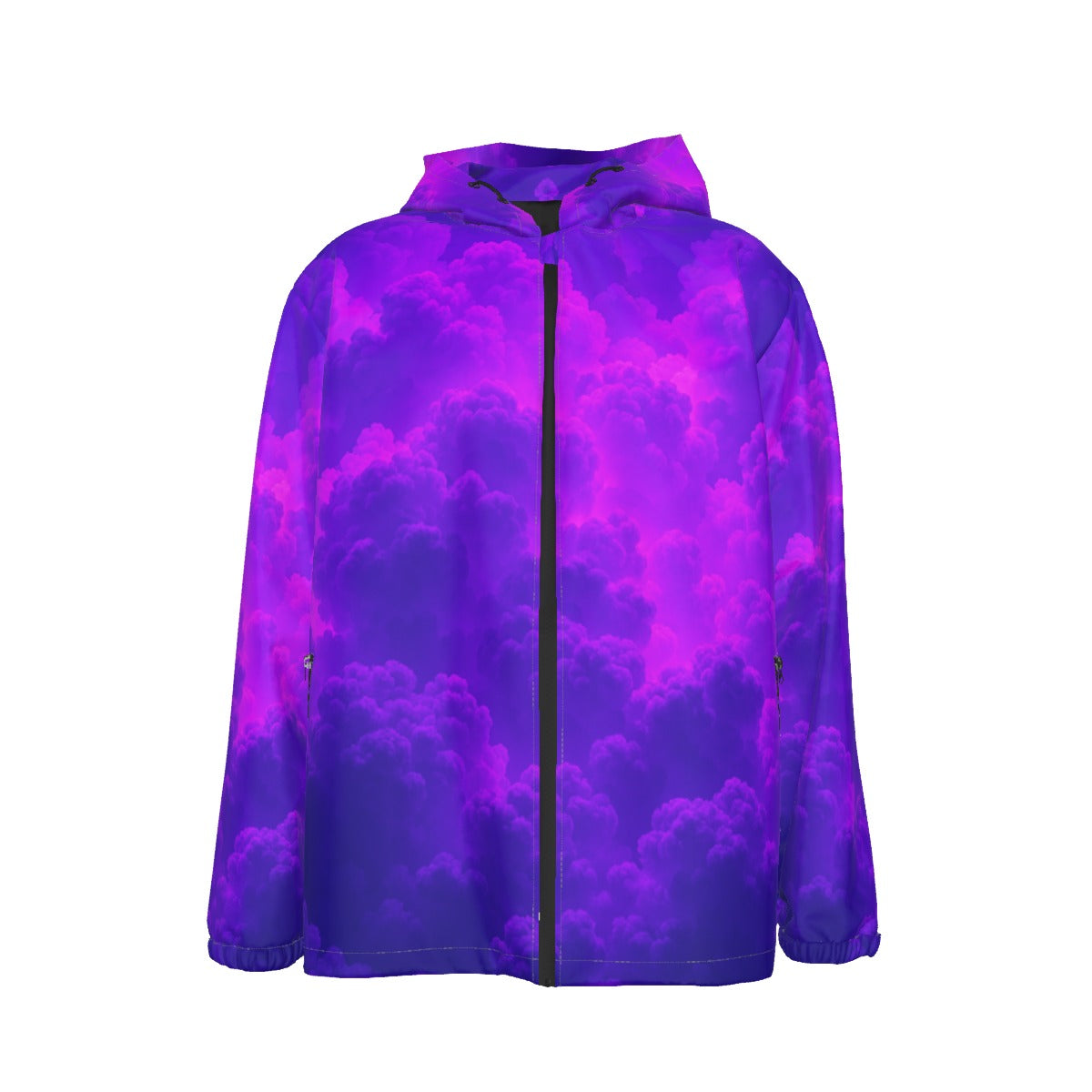 Men's Hooded Zipper Windproof Jacket