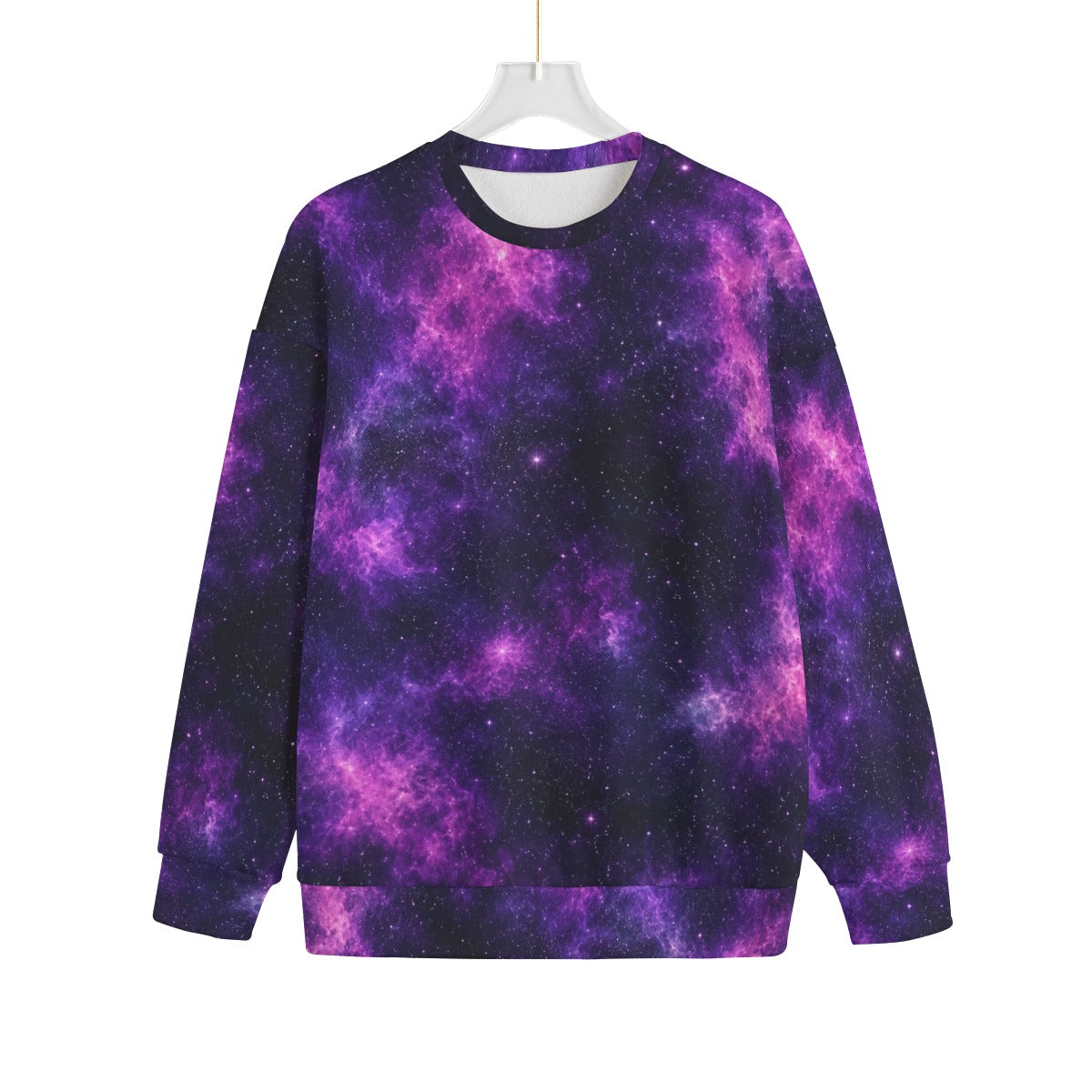 Unisex Drop-shoulder Knitted Fleece Sweater - view 1