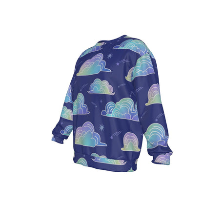 Men's Drop Shoulder Round Neck Long-Sleeved Sweatshirt