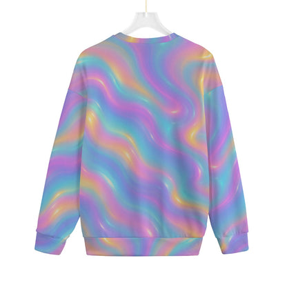 Unisex Drop-shoulder Knitted Fleece Sweater - view 2