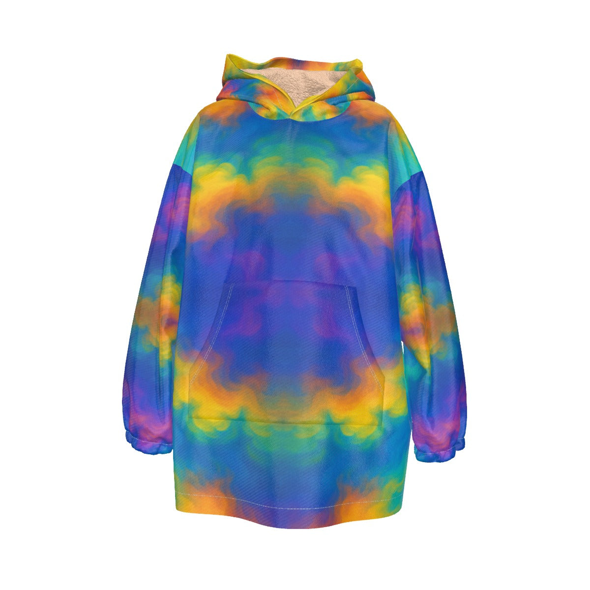 Unisex Kid's Sherpa Fleece Hoodie Blanket