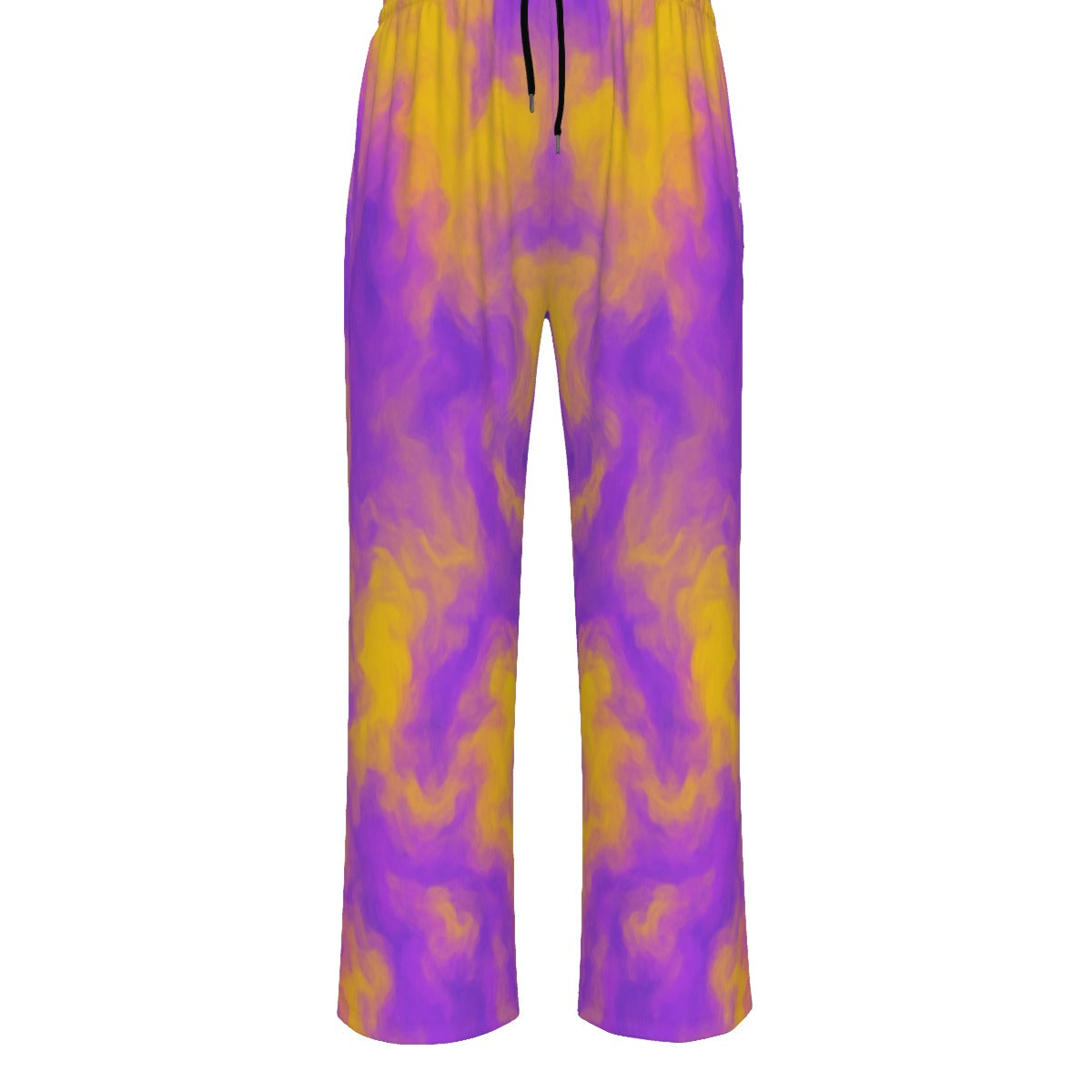 Unisex Knitted Fleece Wide Leg Pants