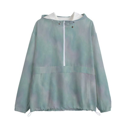 Unisex Pullover Jacket With Zipper Closure