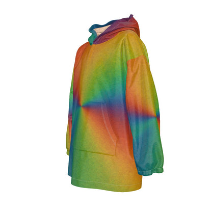 Unisex Kid's Sherpa Fleece Hoodie Blanket