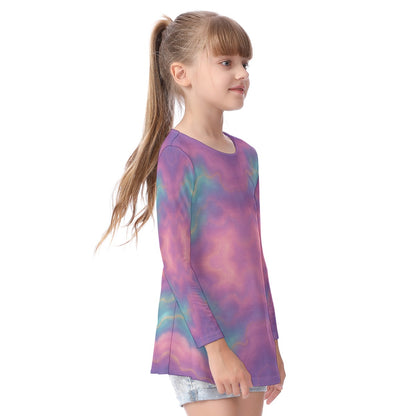 Unisex Kid's Long Sleeve O-neck T-shirt