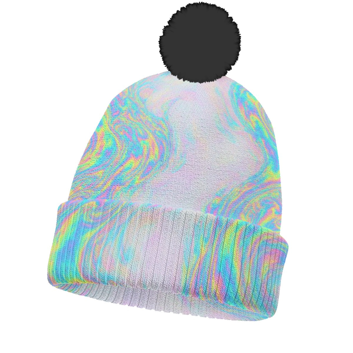 Unisex Knitted Hat With Pom-Pom