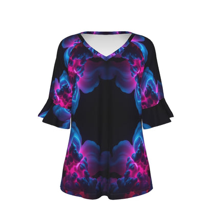 Women's T-shirt With Bell Sleeve