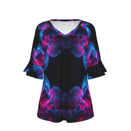 Women's T-shirt With Bell Sleeve