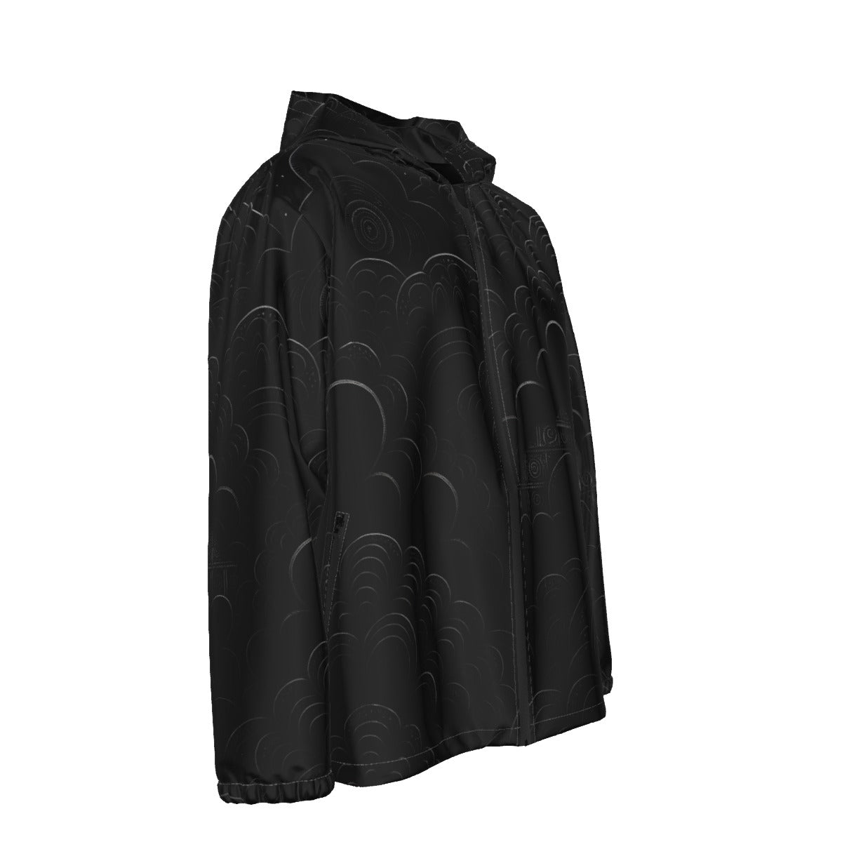 Men's Hooded Zipper Windproof Jacket