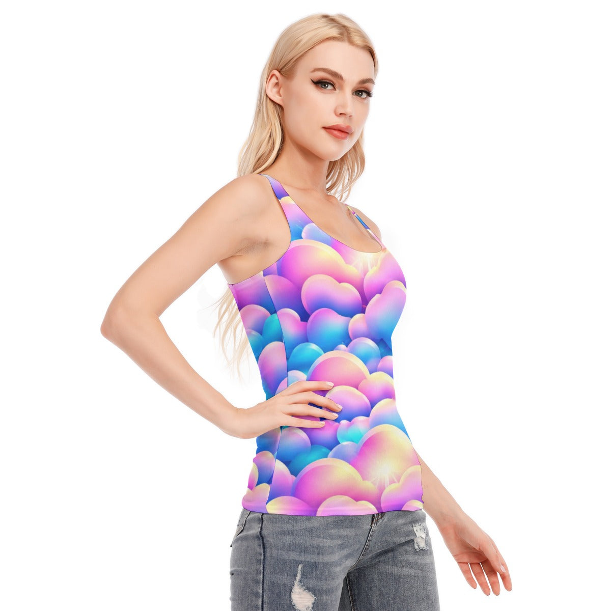 Women's Racer Vest | 190GSM Cotton