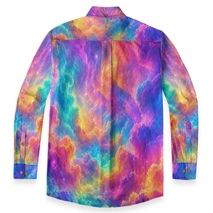 Men's Casual Lapel Long Sleeve Shirt|125GSM Cotton