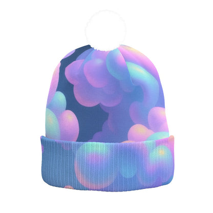 Unisex Knitted Hat With Pom-Pom