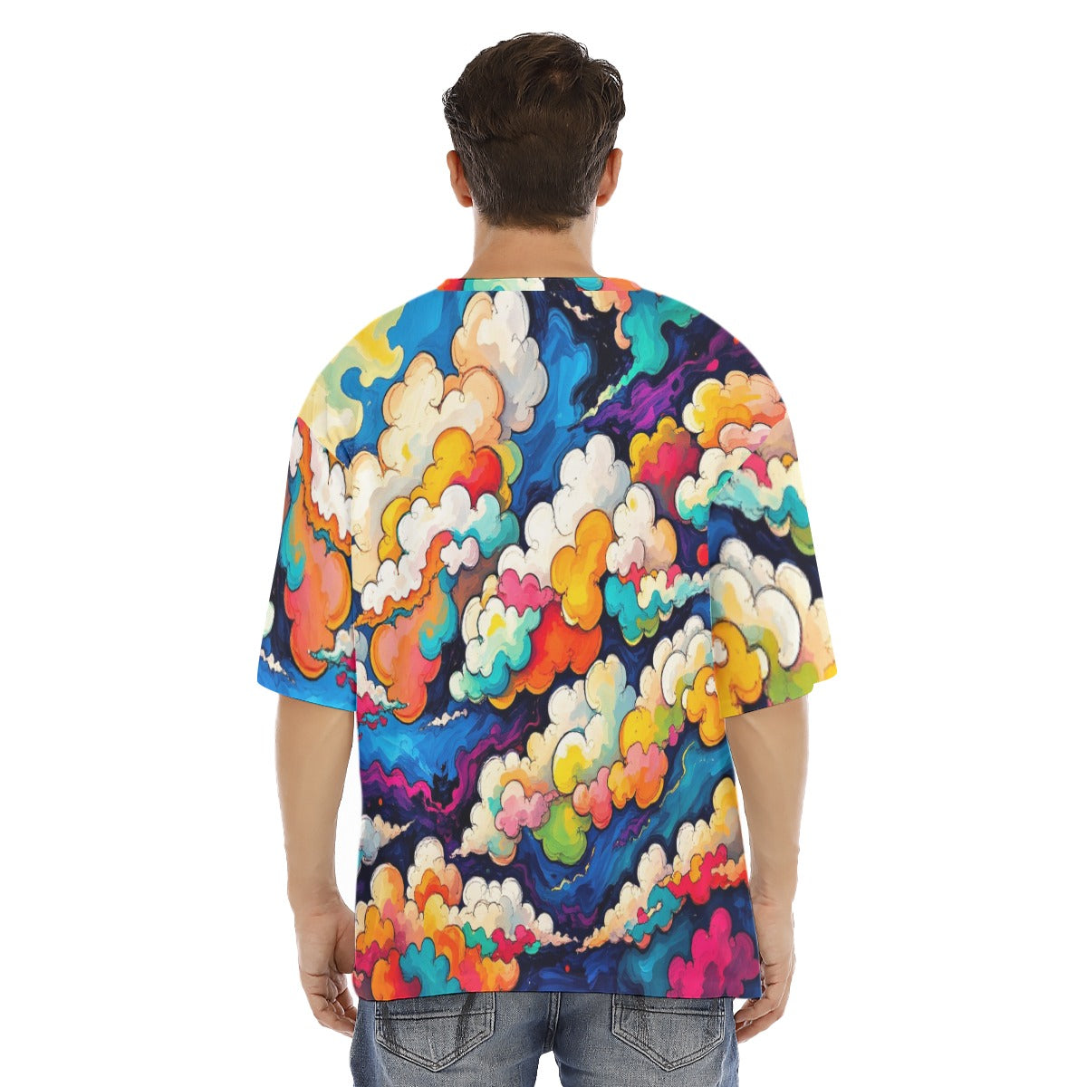 Men's Drop Shoulder T-shirt With Short Sleeve