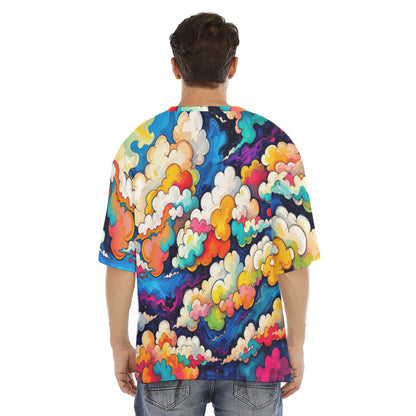 Men's Drop Shoulder T-shirt With Short Sleeve