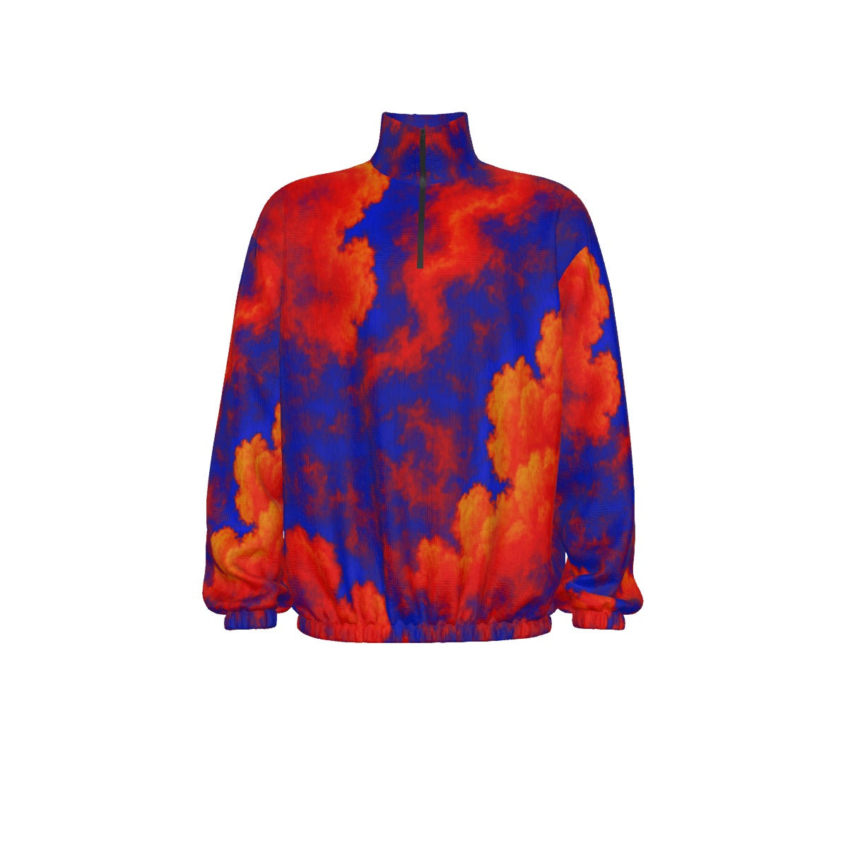 Unisex Turtleneck Zippered Sweatshirt