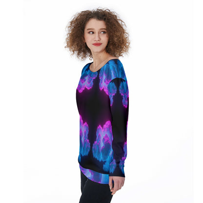 Women's Off-Shoulder Sweatshirt
