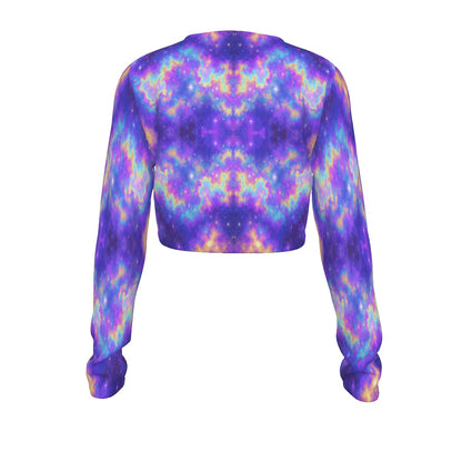 Women's Round Neck Crop Top T-Shirt