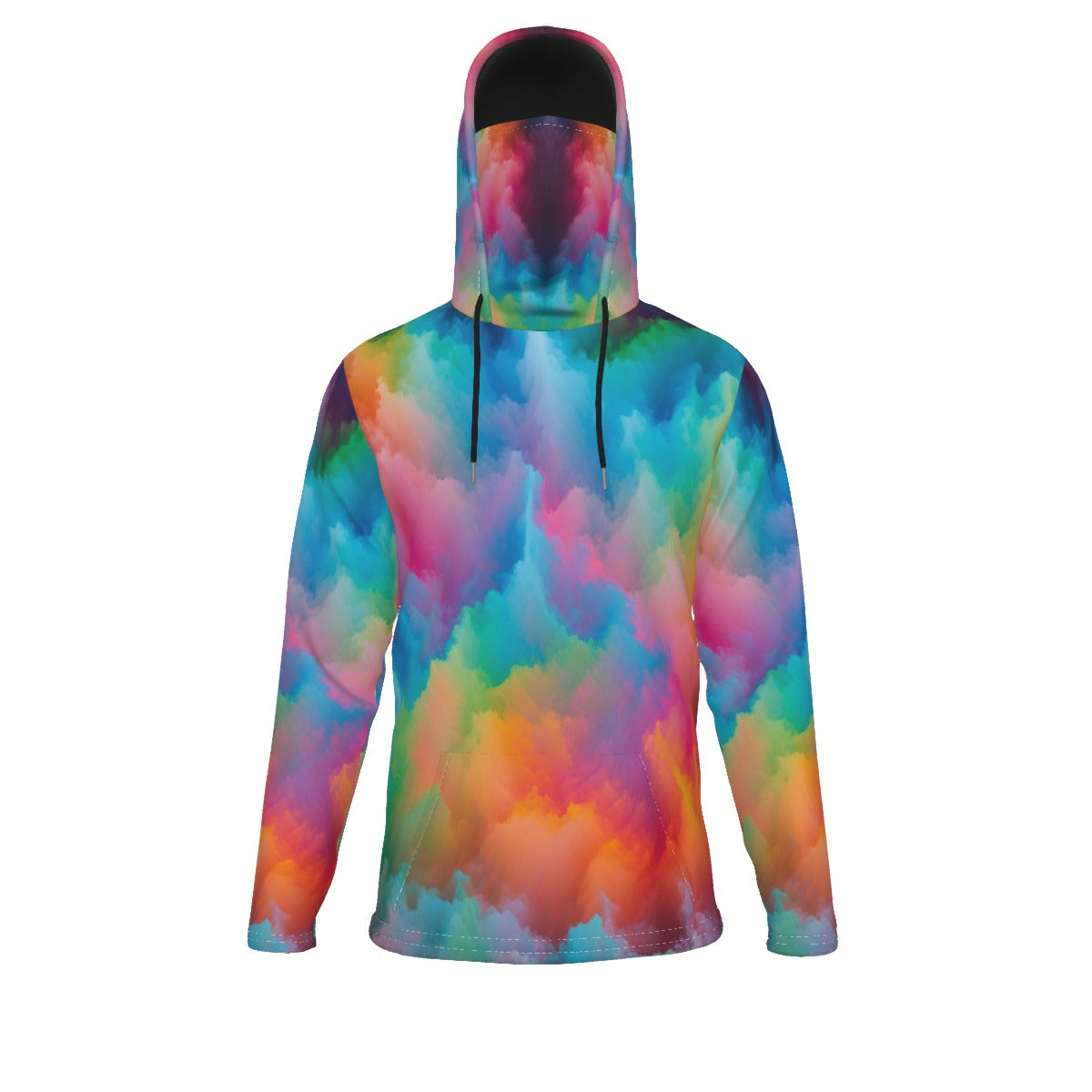 Men's Pullover Hoodie With Mask - view 1