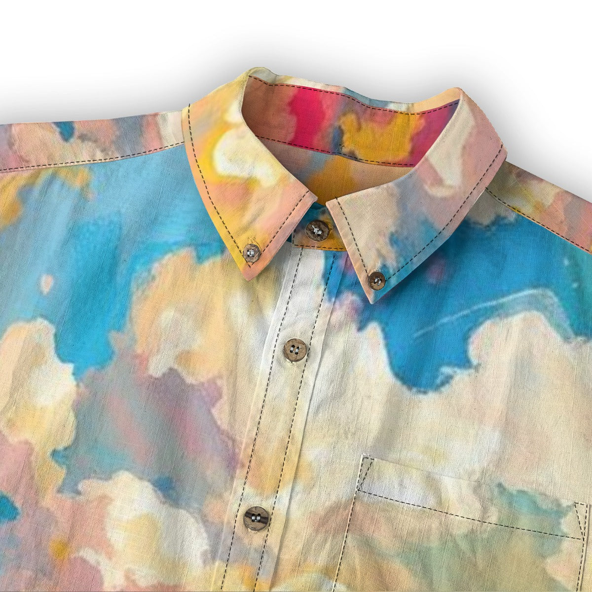 Men's Casual Lapel Long Sleeve Shirt|125GSM Cotton