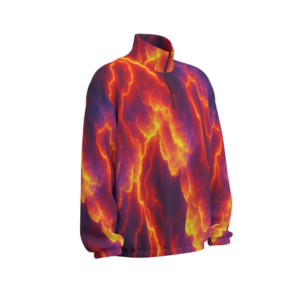 Unisex Turtleneck Zippered Sweatshirt