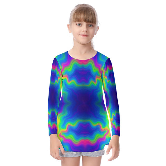 Unisex Kid's Long Sleeve O-neck T-shirt
