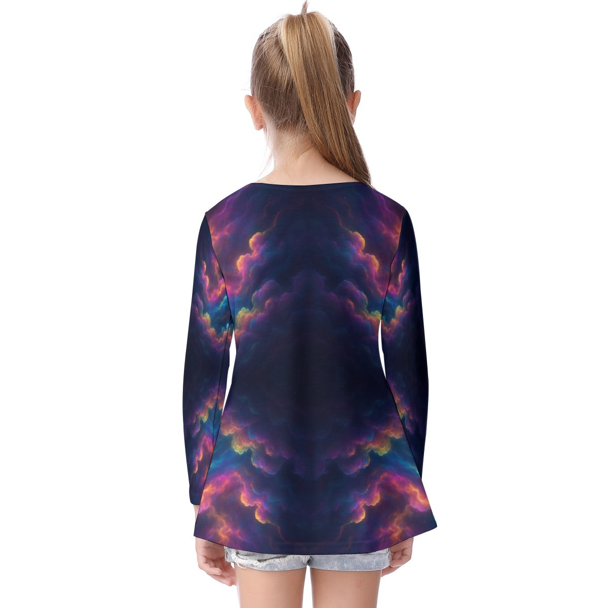 Unisex Kid's Long Sleeve O-neck T-shirt