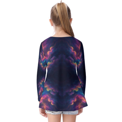 Unisex Kid's Long Sleeve O-neck T-shirt