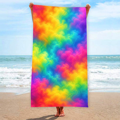 Adult Beach towel Vertical Style Printed in USA|320GSM