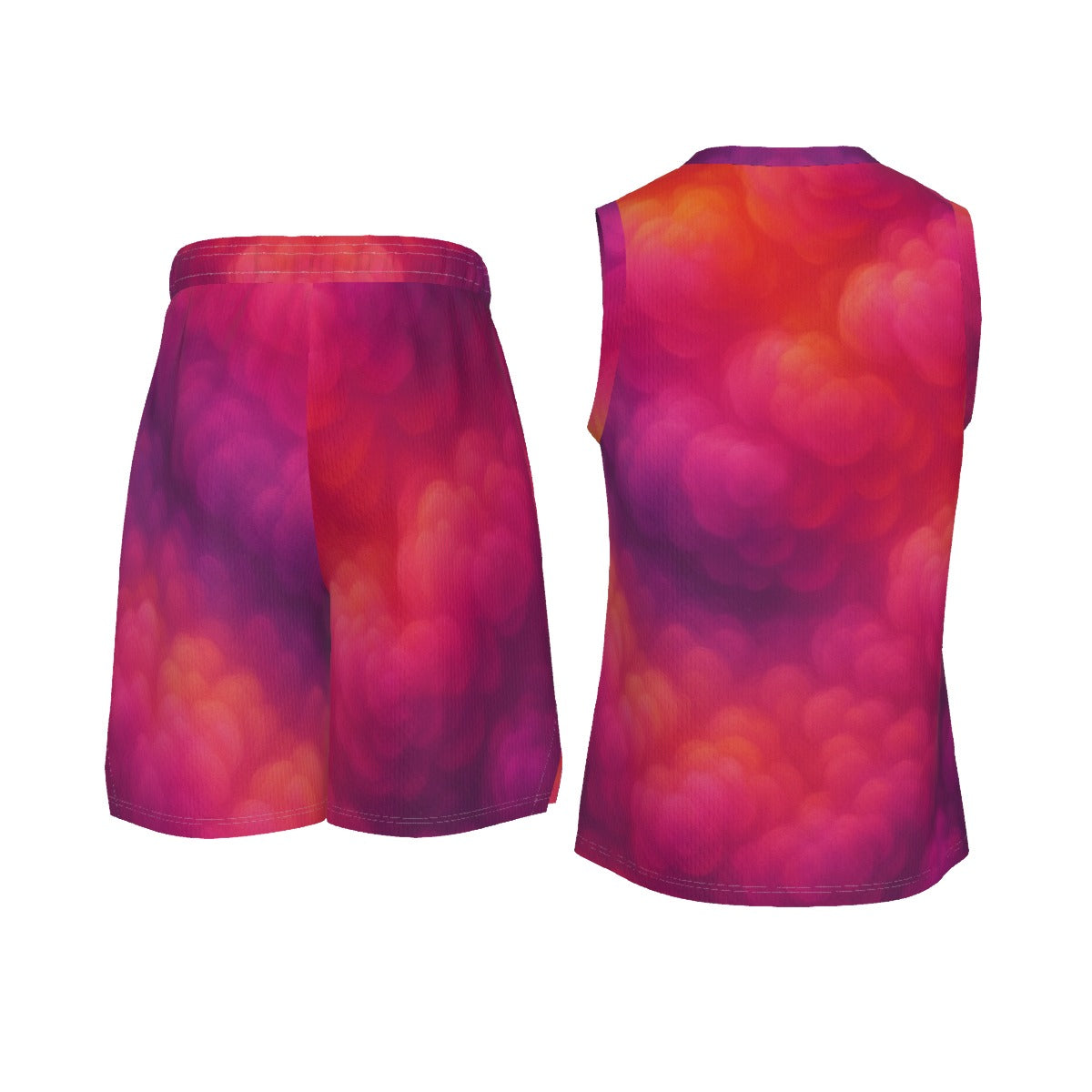 Men's V Neck Basketball Suit