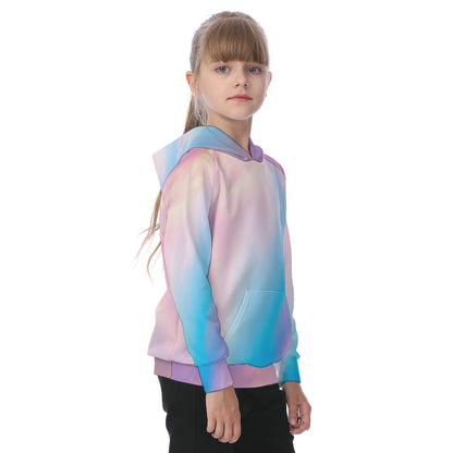Unisex Kid's Raglan Pullover Hoodie