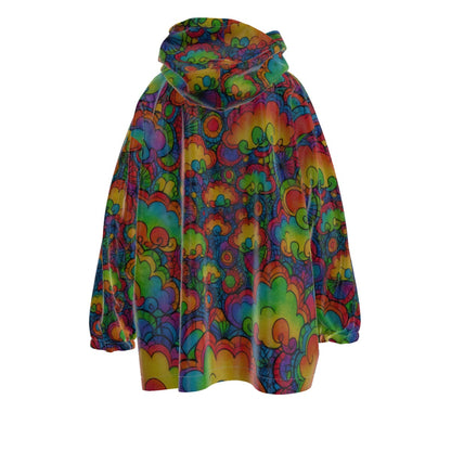 Unisex Kid's Sherpa Fleece Hoodie Blanket