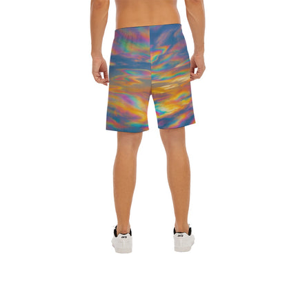 Men's Beach Shorts With Elastic Waist