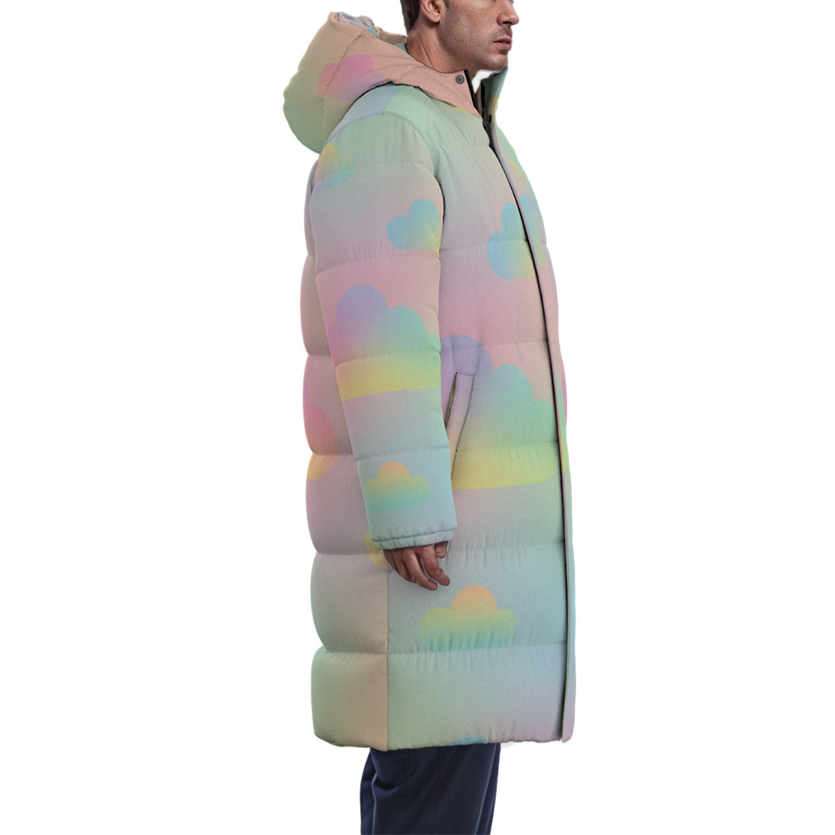 Unisex Long Down Jacket