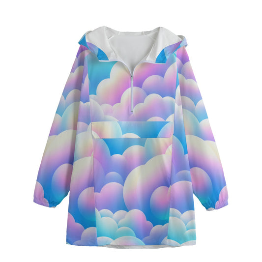 Unisex Windbreaker Long Jacket