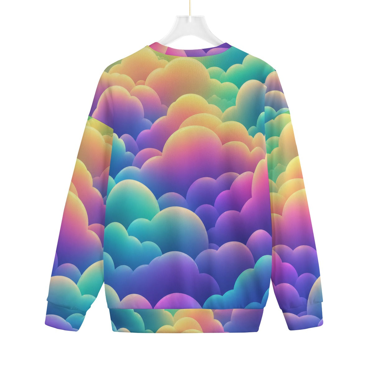 Unisex Drop-shoulder Knitted Fleece Sweater - view 2