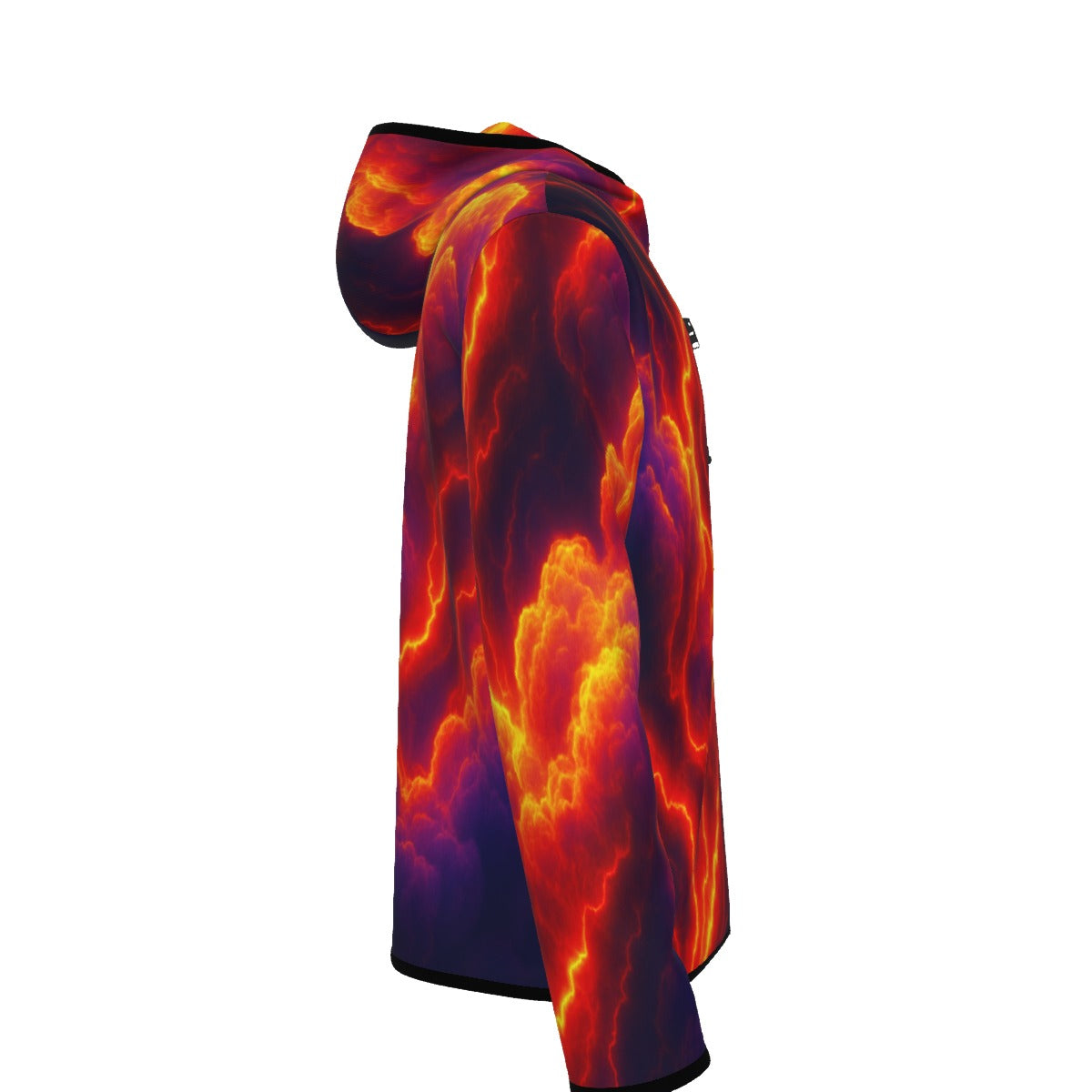 Men's Stylish Hoodie with Thumb Hole Design - view 3
