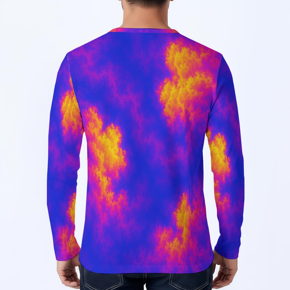 Men's Classic Long-Sleeve Henley Shirt