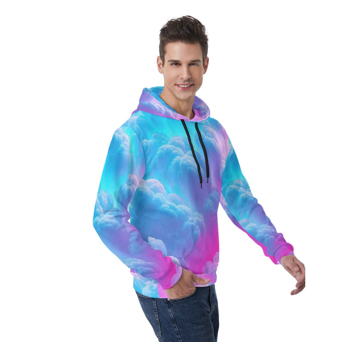 Men's Thicken Pullover Hoodie With Inner Hood