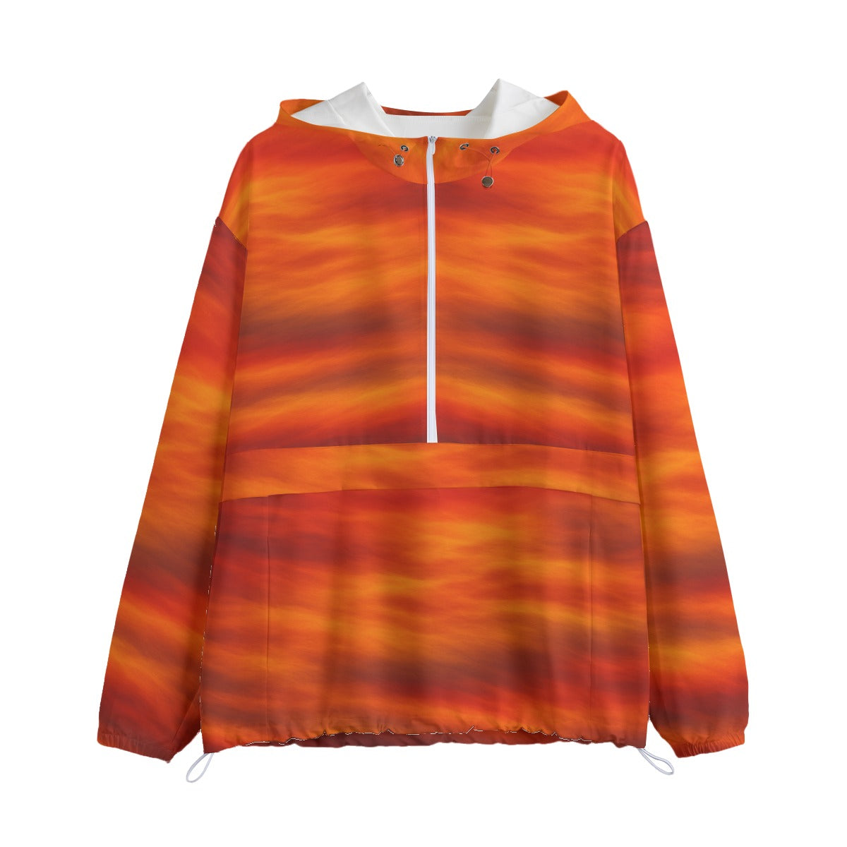 Unisex Pullover Jacket With Zipper Closure