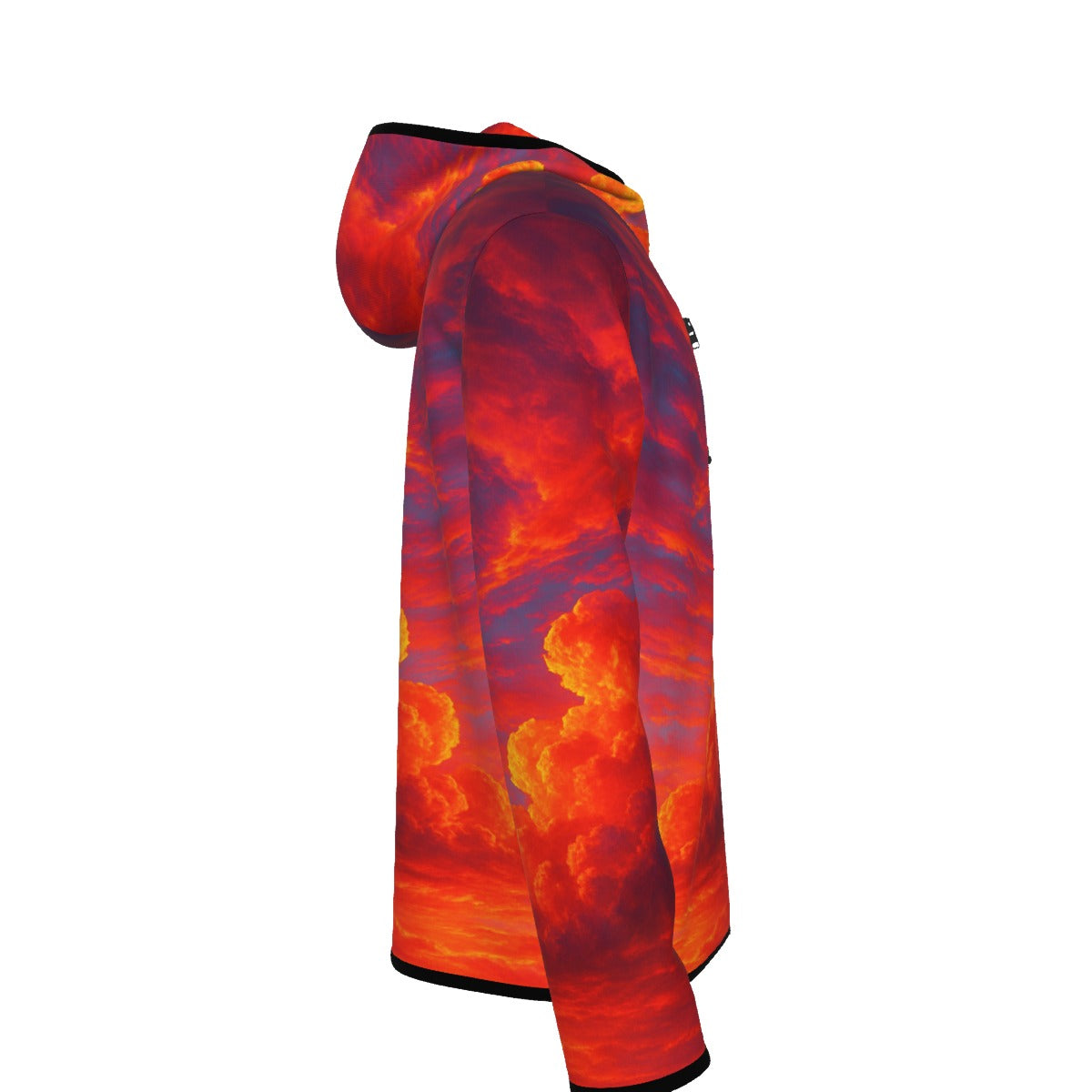 Men's Stylish Hoodie with Thumb Hole Design - view 3