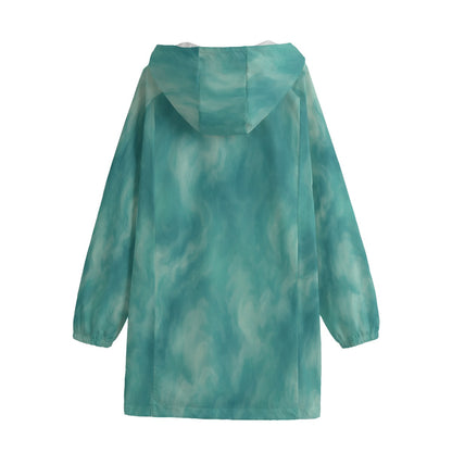 Unisex Windbreaker Long Jacket